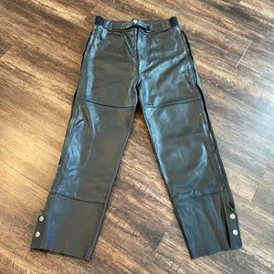 FirstGear genuine leather motorcycle pants